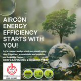 Aircon Energy Efficiency Starts with You!